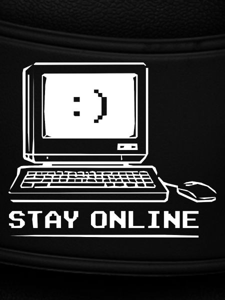Stay Online Retro Computer