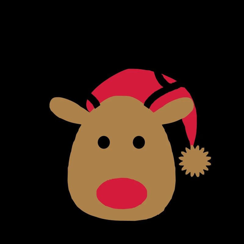 Conception drôle d'un orignal pour Noël