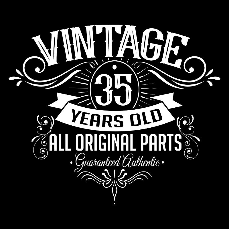 35th birthday vintage for 35 years