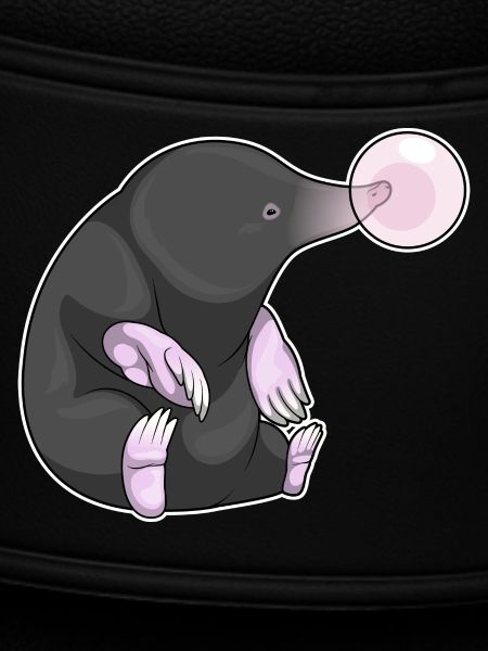 Mole chewing gum