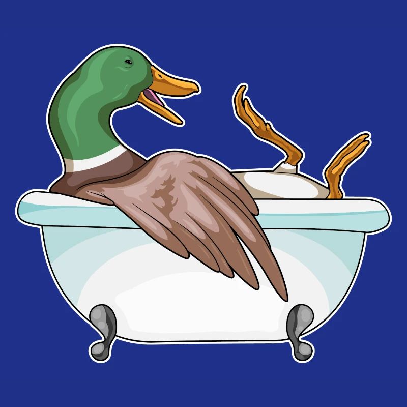 Baignoire de bain de canard