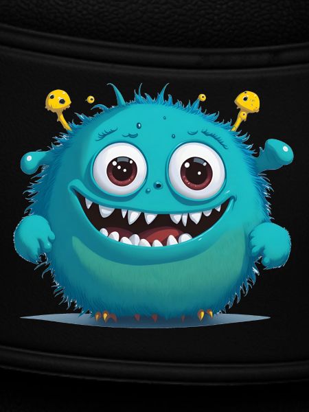 little blue monster
