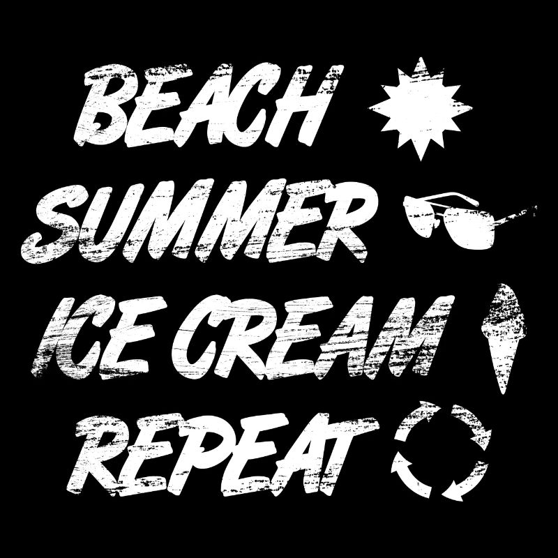 Strand Sommer Eiscreme Wiederholung