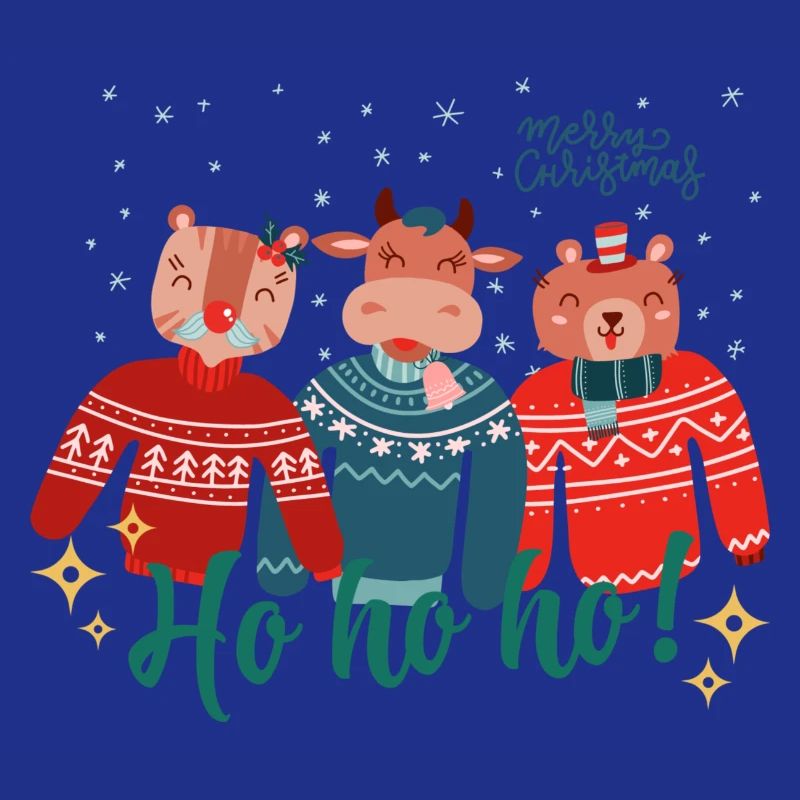 Laid de Noël Pull - Joyeux Noël