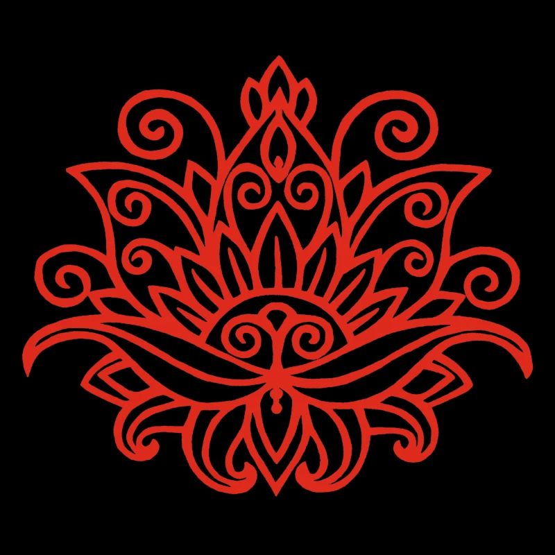 Red Lotus Mandala