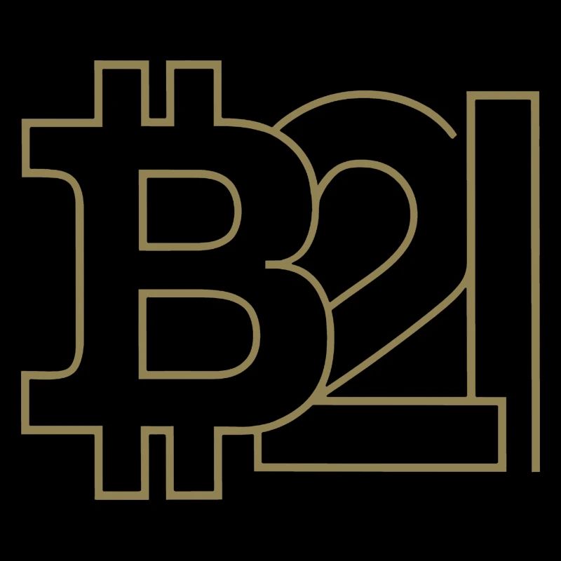 Bitcoin Silhouette Taschenformat