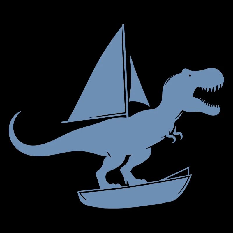 Minimalist dinghy with T-Rex summer
