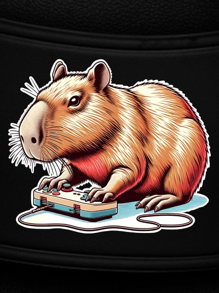 Capybara Gaming Nerd