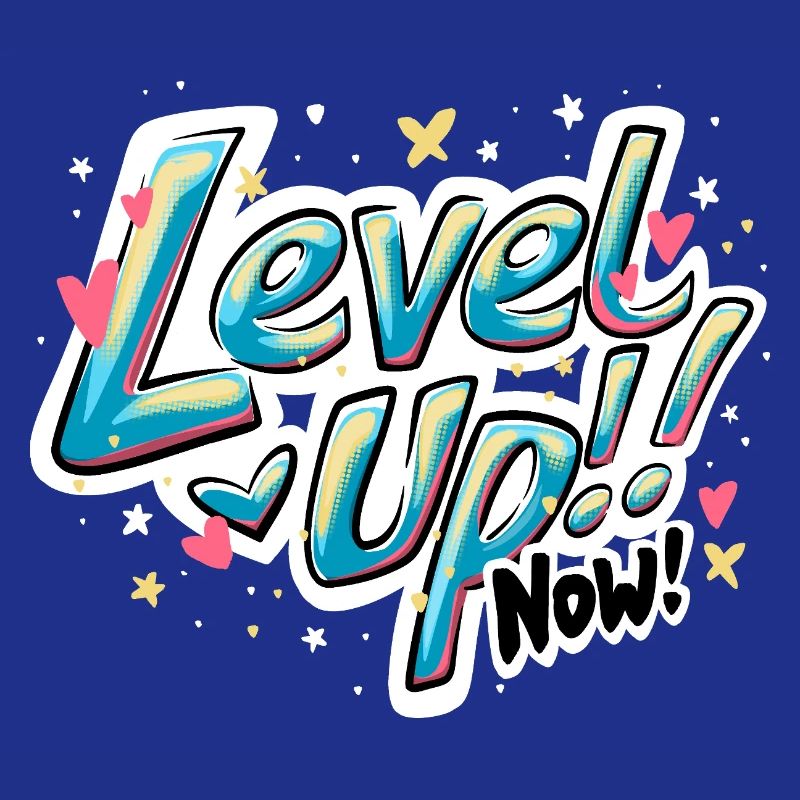 Vibrant Inspirant 'Level up now !' Conception du devis