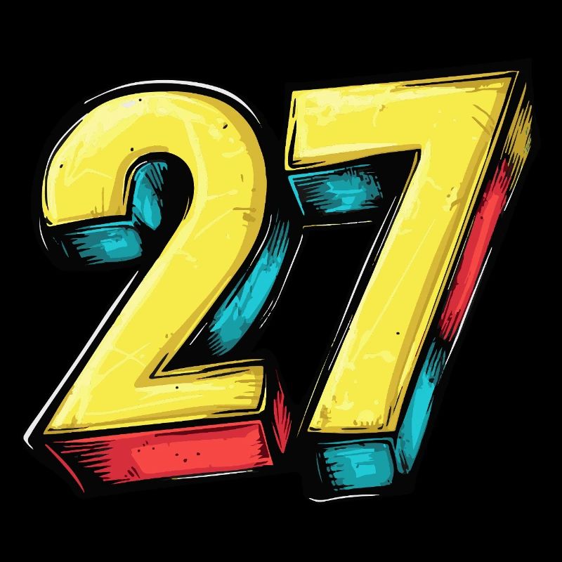27 Zahl Comic
