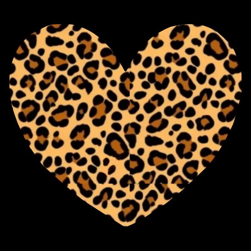 Heart Pattern Leopard Gift