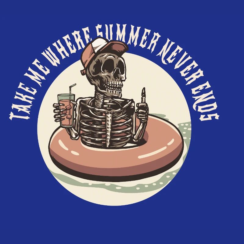 Take Me Where Summer Never Ends – Skeleton Humor