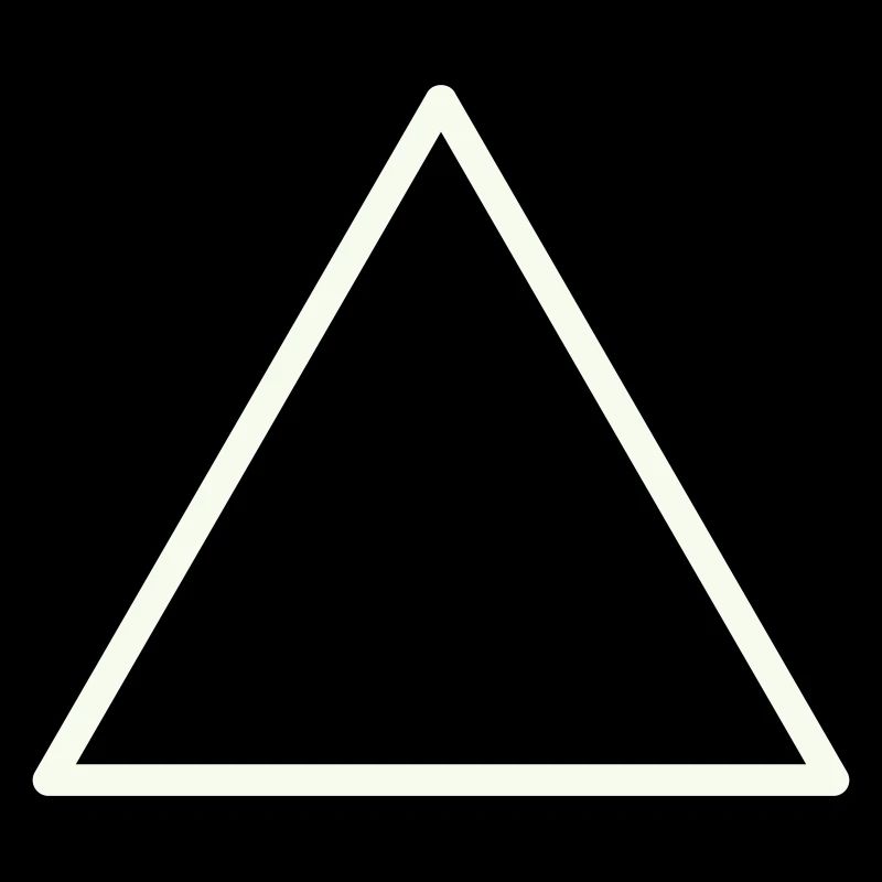 Geometric Shape Triangle Outline