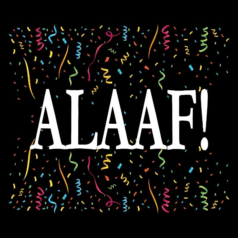 ALAAF ! Chemise de carnaval avec confettis