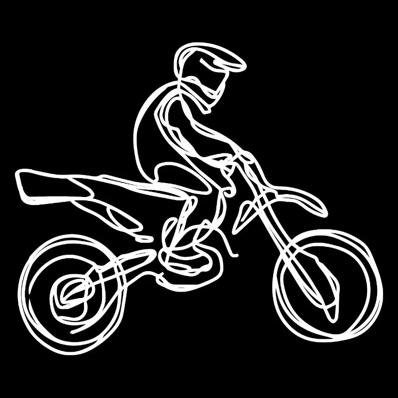 Dessin de pilotes de motocross