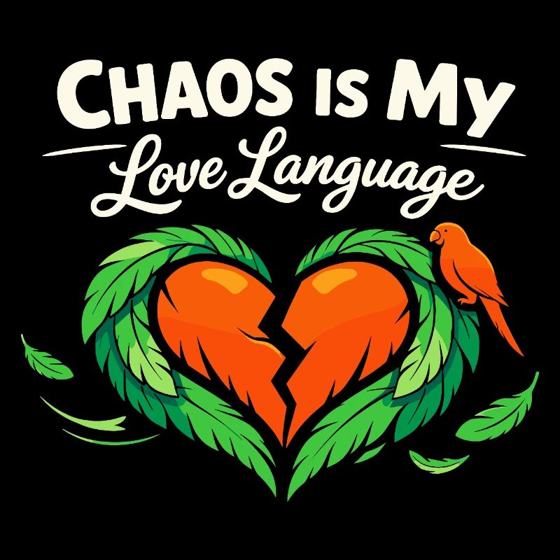 Conure Chaos Crew Propriétaire de perroquet, Maman d’oiseau