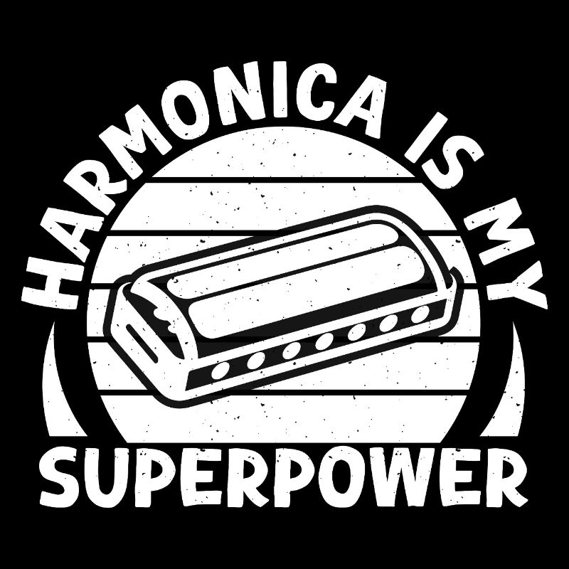 Harmonica Musican est mon superpouvoir Harmonica