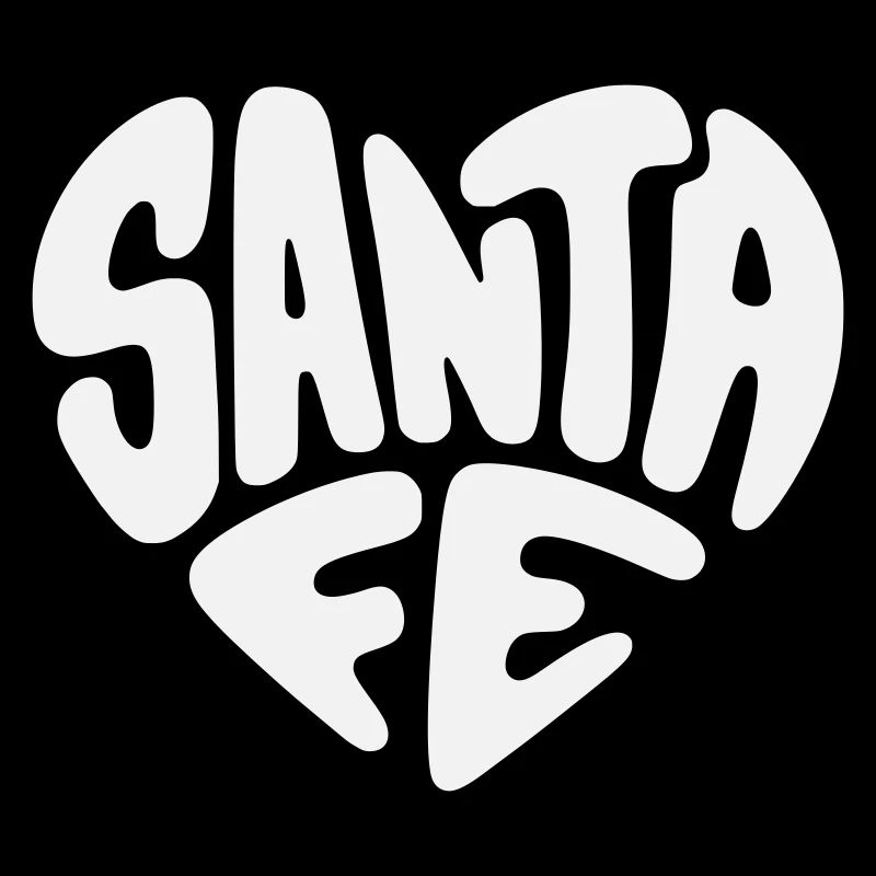 Santa Fe, Nouveau-Mexique Heart Design