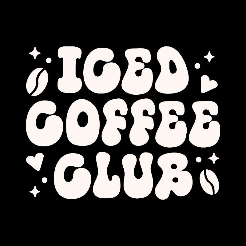 Latte cold brew club de café glacé