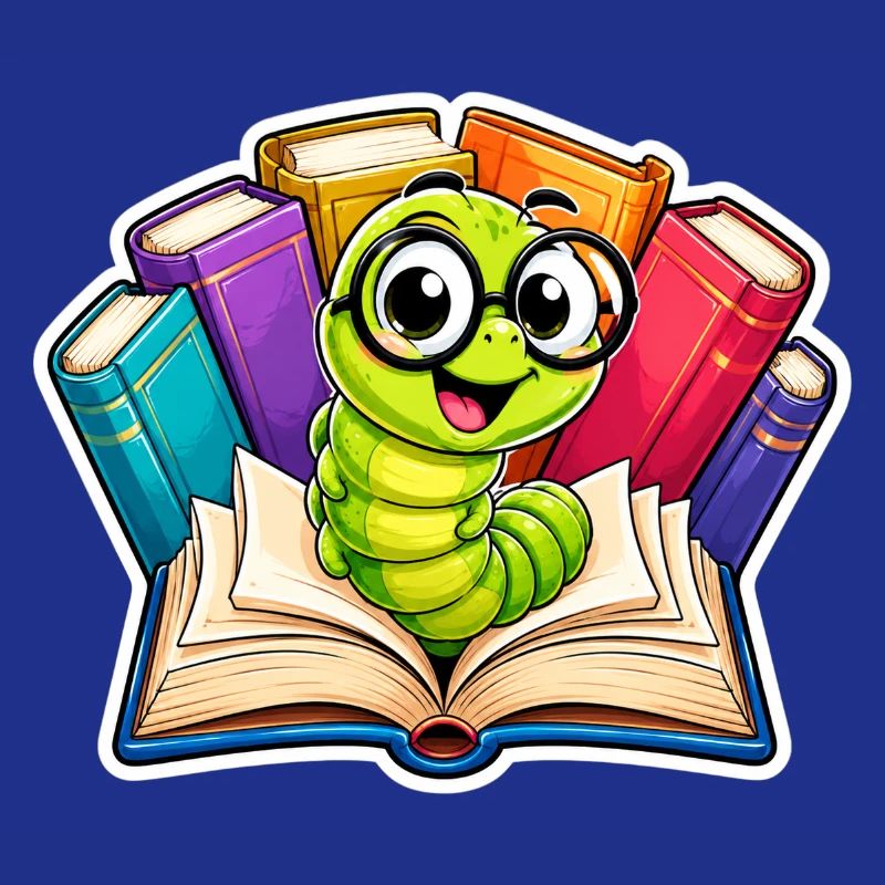 Cheerful Bookworm