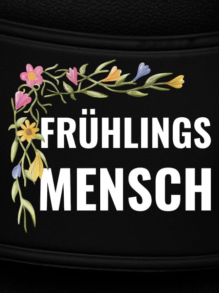 Frühlingsmensch – Blumen Statement