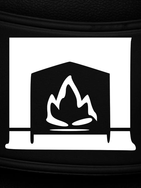 Fireplace Flame White Gift