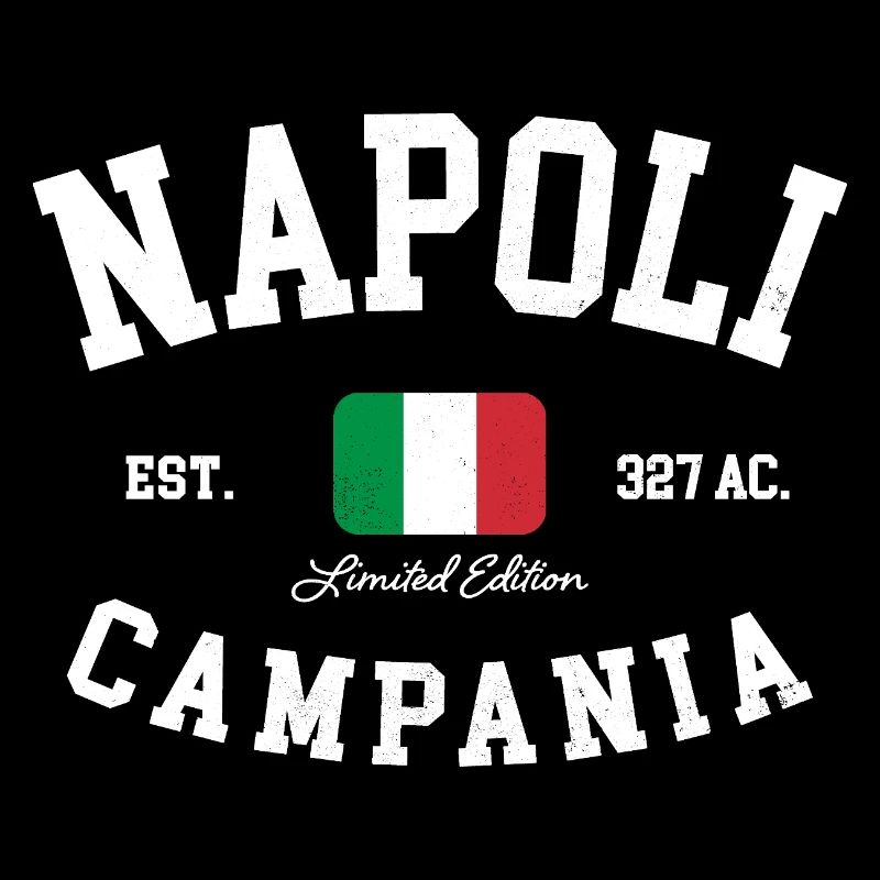 Naples Campanie Italia Drapeau Italie Naples