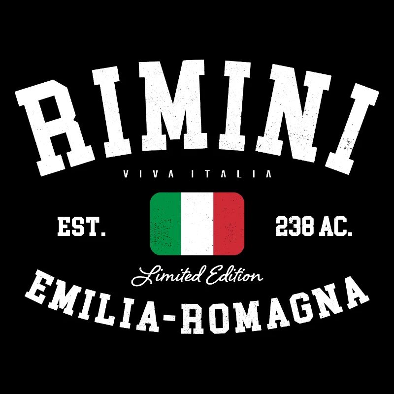 Rimini Emilia Romagna Italia Flagge Italien