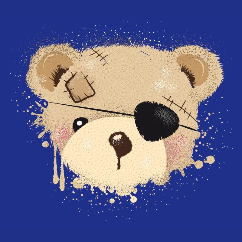 Nounours avec cache-œil