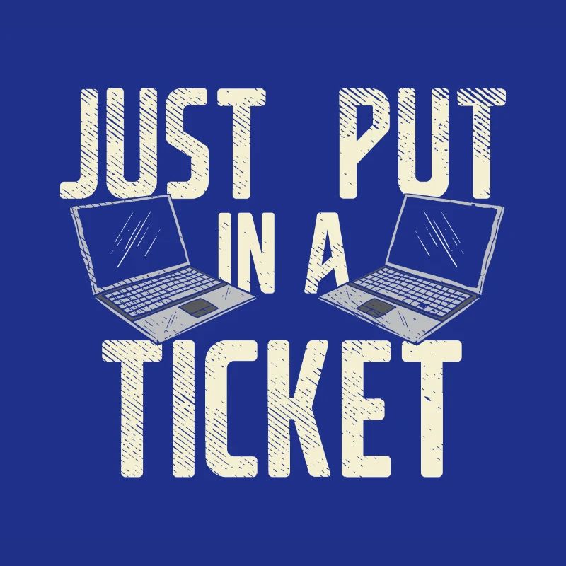 Mettez simplement un ticket pour le service d'assistance et le support technique