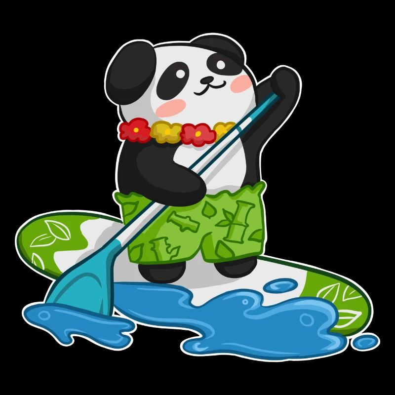 Stand Up Paddling Stand up Paddler Panda
