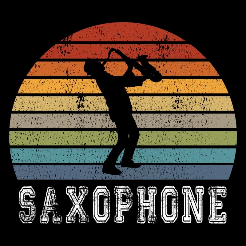 Saxophone vintage design