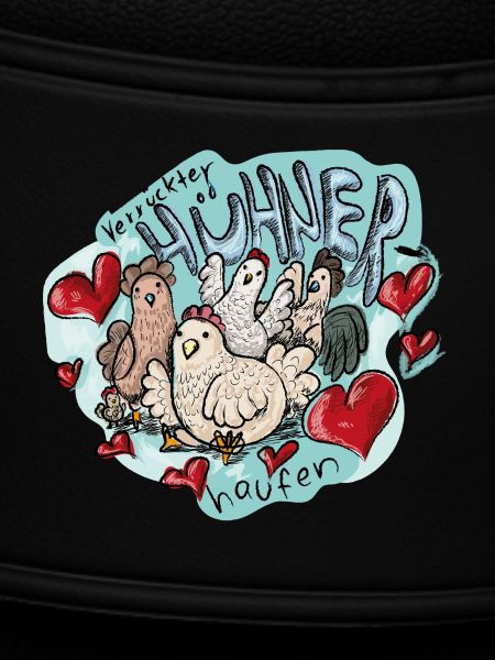 Verrückter Hühnerhaufen
