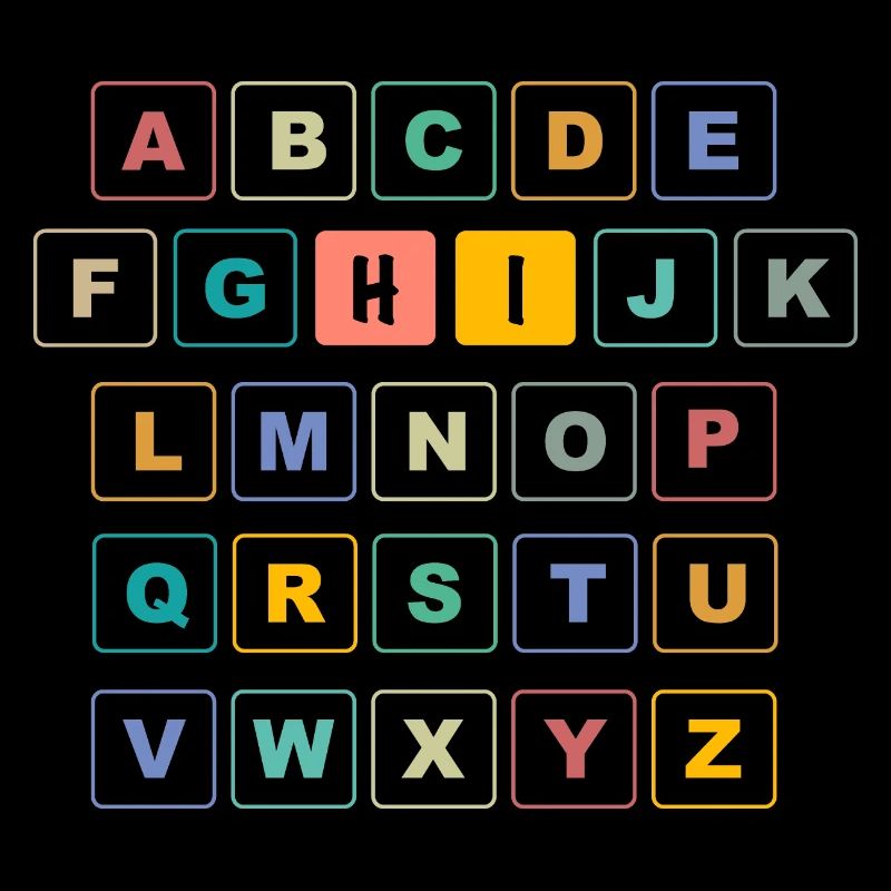 ABC Button HI - Kindergarten Vorschule