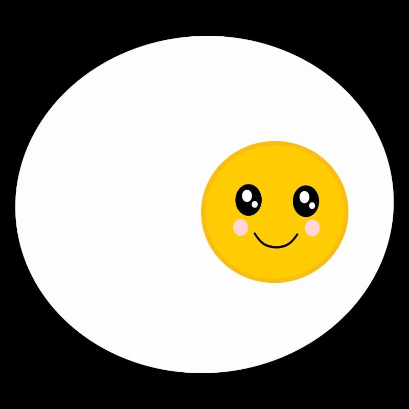 Kawaii Fried Egg Egg Eggs Costume Kawaii Sticker