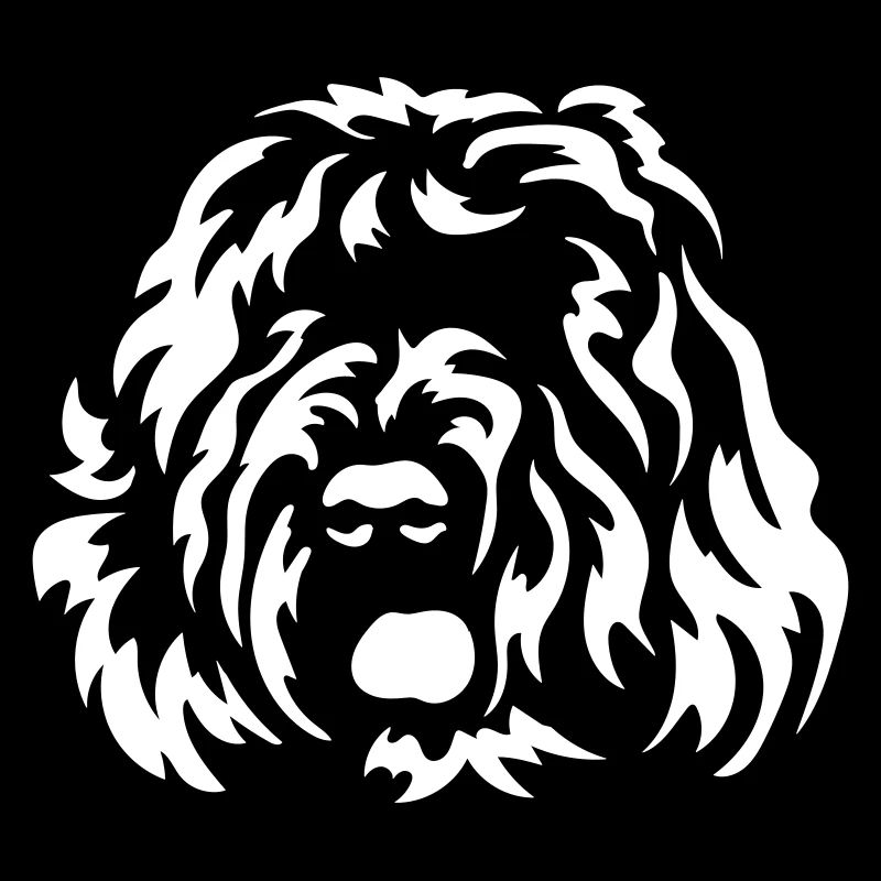 Bouvier de Flandres Kopf "Black Edition"