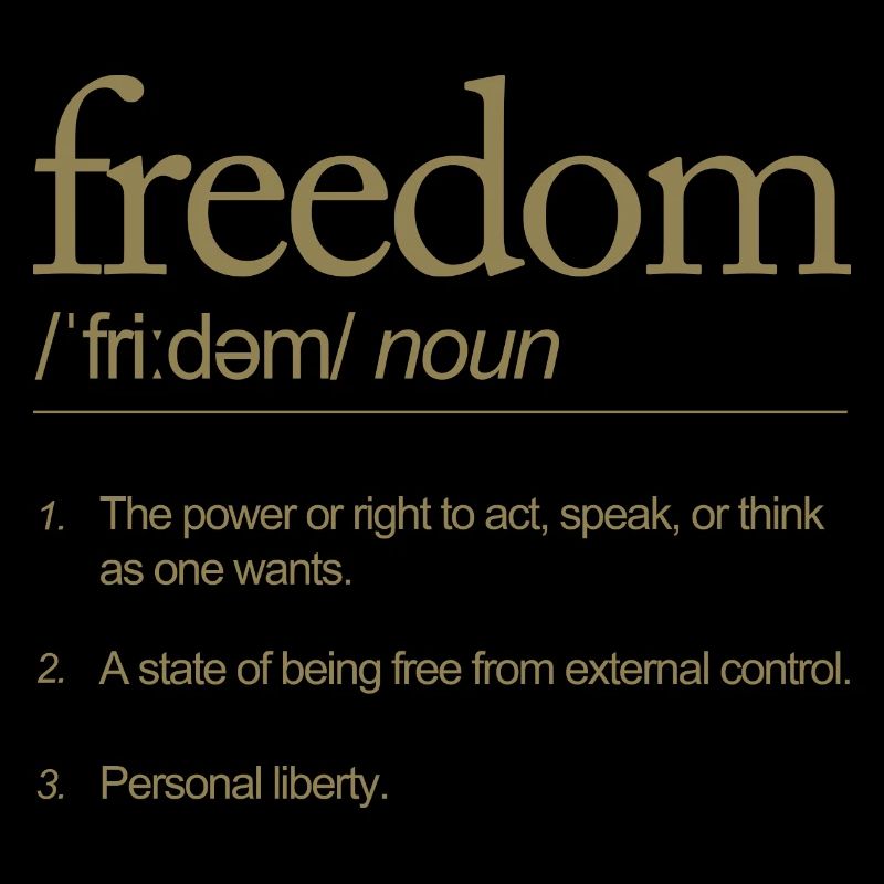 La liberté parle définitivement de la pensée d’action