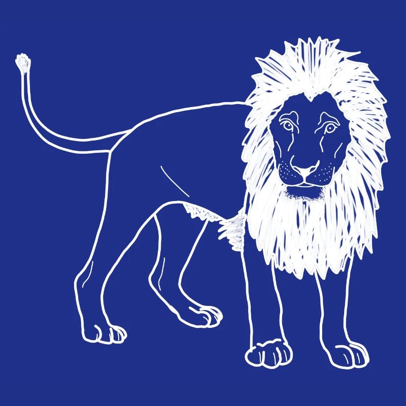 Löwe lineart