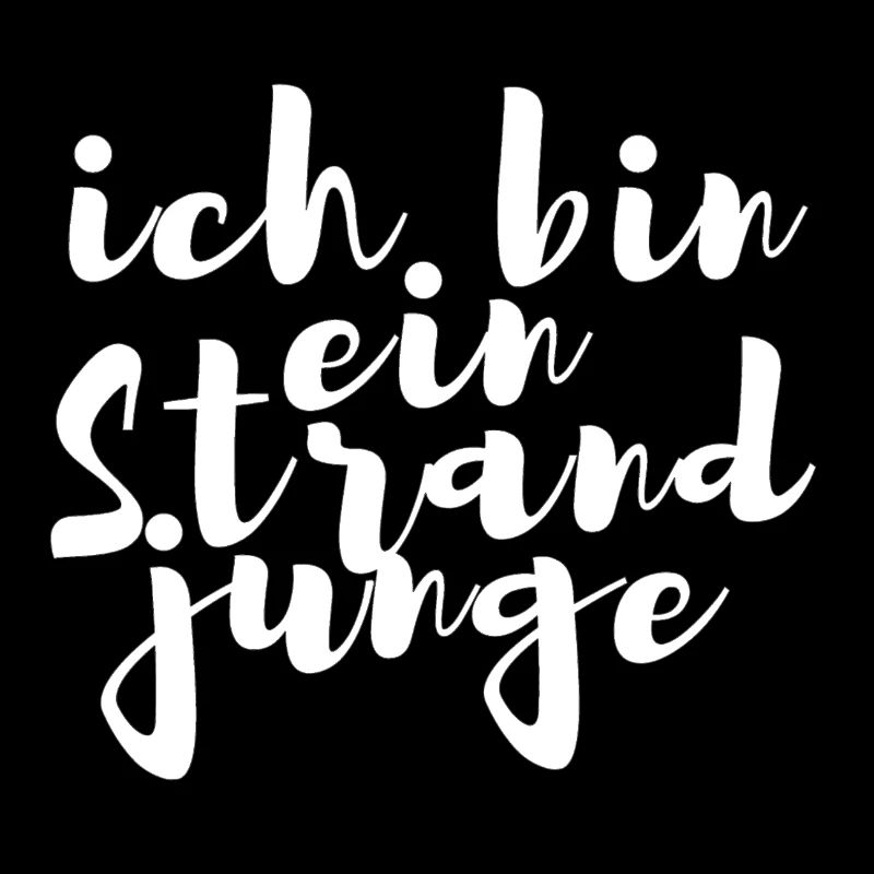 ich bin Strandjunge ich liebe den Strand