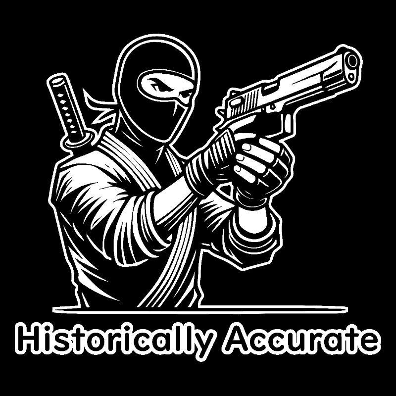 Ninja-Attentäter mit Waffe - Historisch korrekt