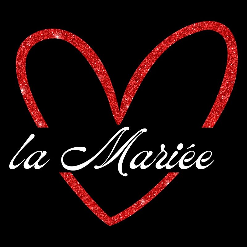 The Red Heart Glitter Bride