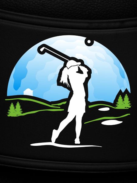 Golferin Golf Golf Shirt Geschenk