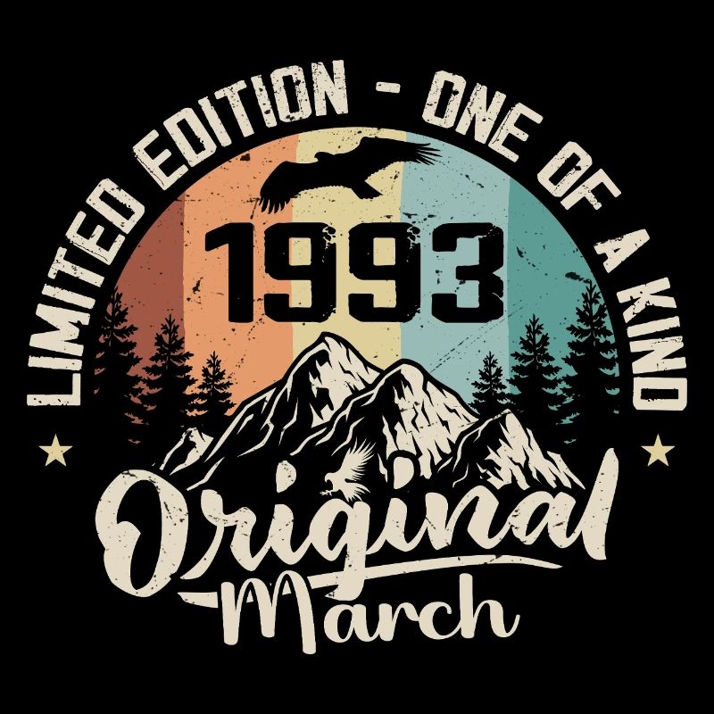 March 1993 Birthday Gift - Born in march 1993