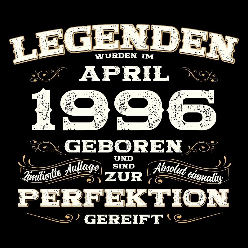 30. Geburtstag Geschenk Mann Legende April 1996