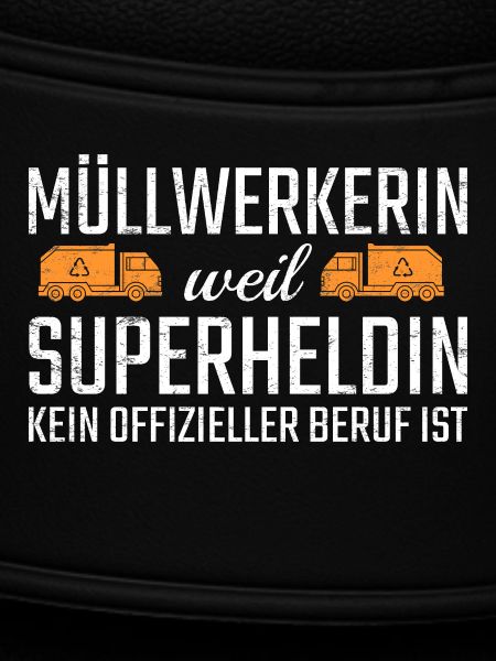Müllwerkerin Superheldin