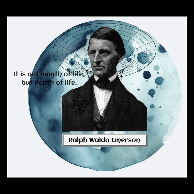 Profondeur de la vie – Citation de Ralph Waldo Emerson