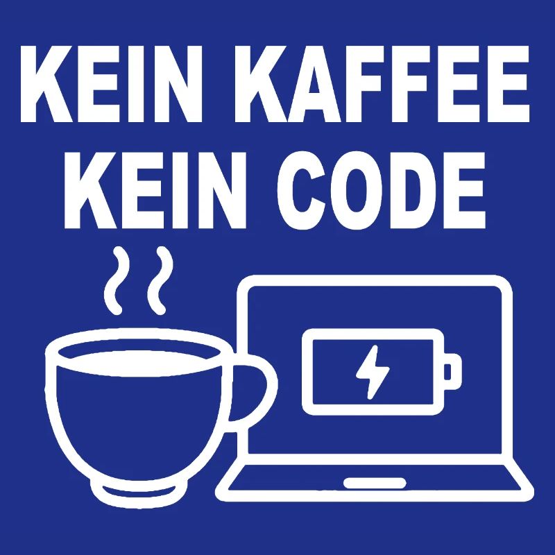 Kein Kaffee Kein Code – Funny Programmer Design