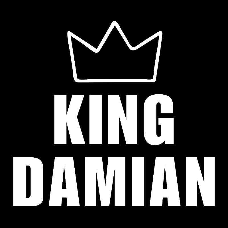 Damian Name mit Buchstabe D - King Crown Shirt