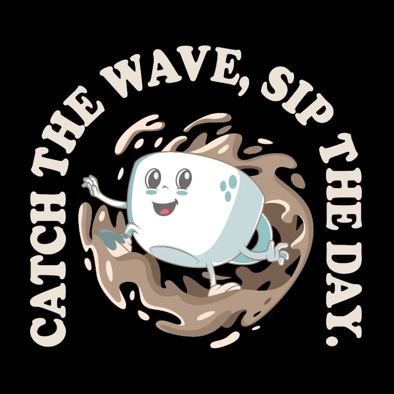 Catch the Wave Sip the Day – Retro Coffee Trend