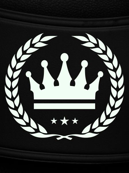 Crown Foliage Emblem Design